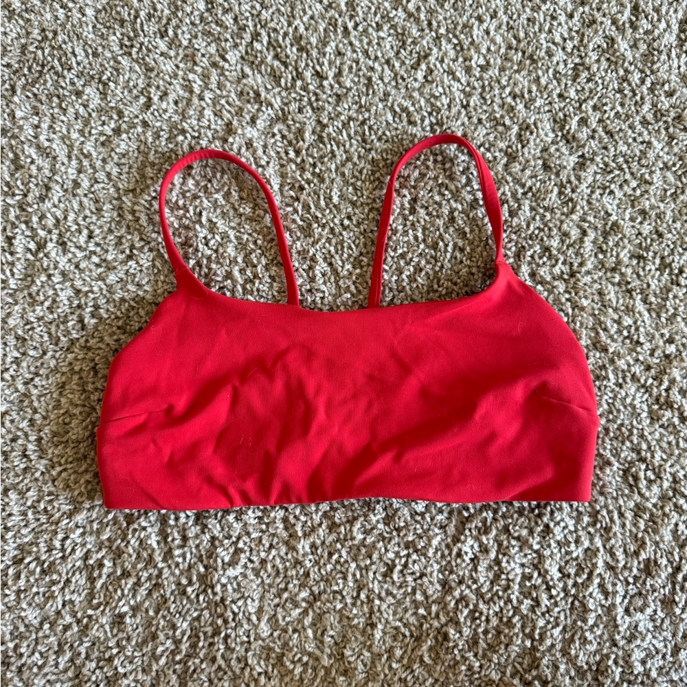 Lululemon wunder train Strappy racer Sports Bra sz 8